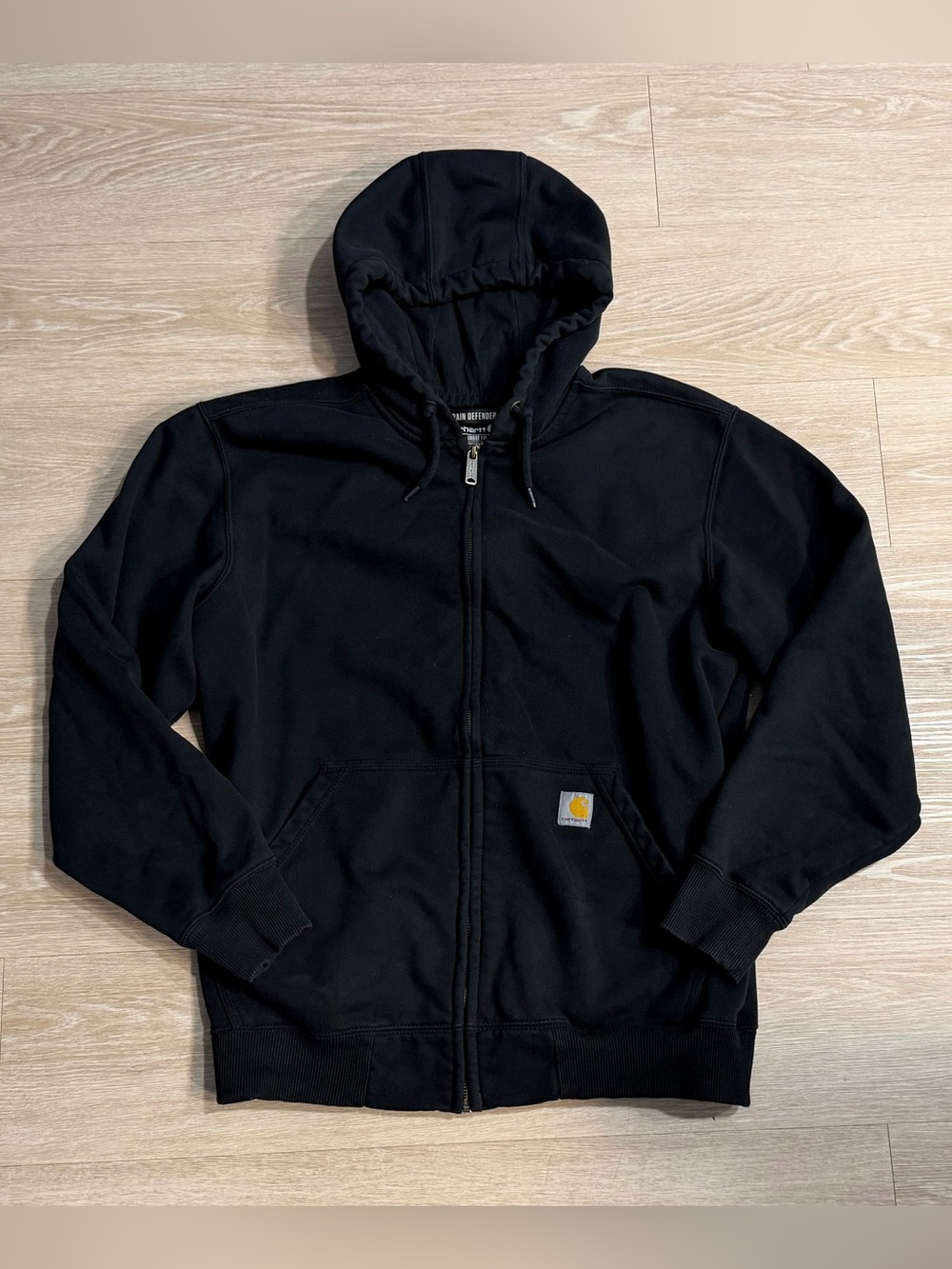 Carhartt Rain Defender Black Zip Up Hoodie